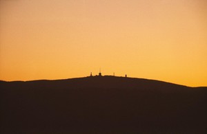 Blick auf die Brockenkuppe - 1974