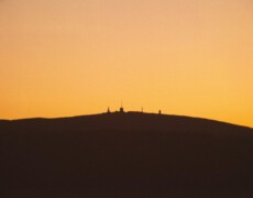 Blick auf die Brockenkuppe - 1974