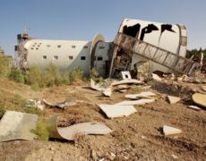 Die Abhöranlagen auf dem Stöberhai im Westharz werden am 23. September 2005 gesprengt. Sprengung